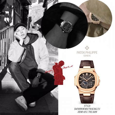 luxury watches by BTS members